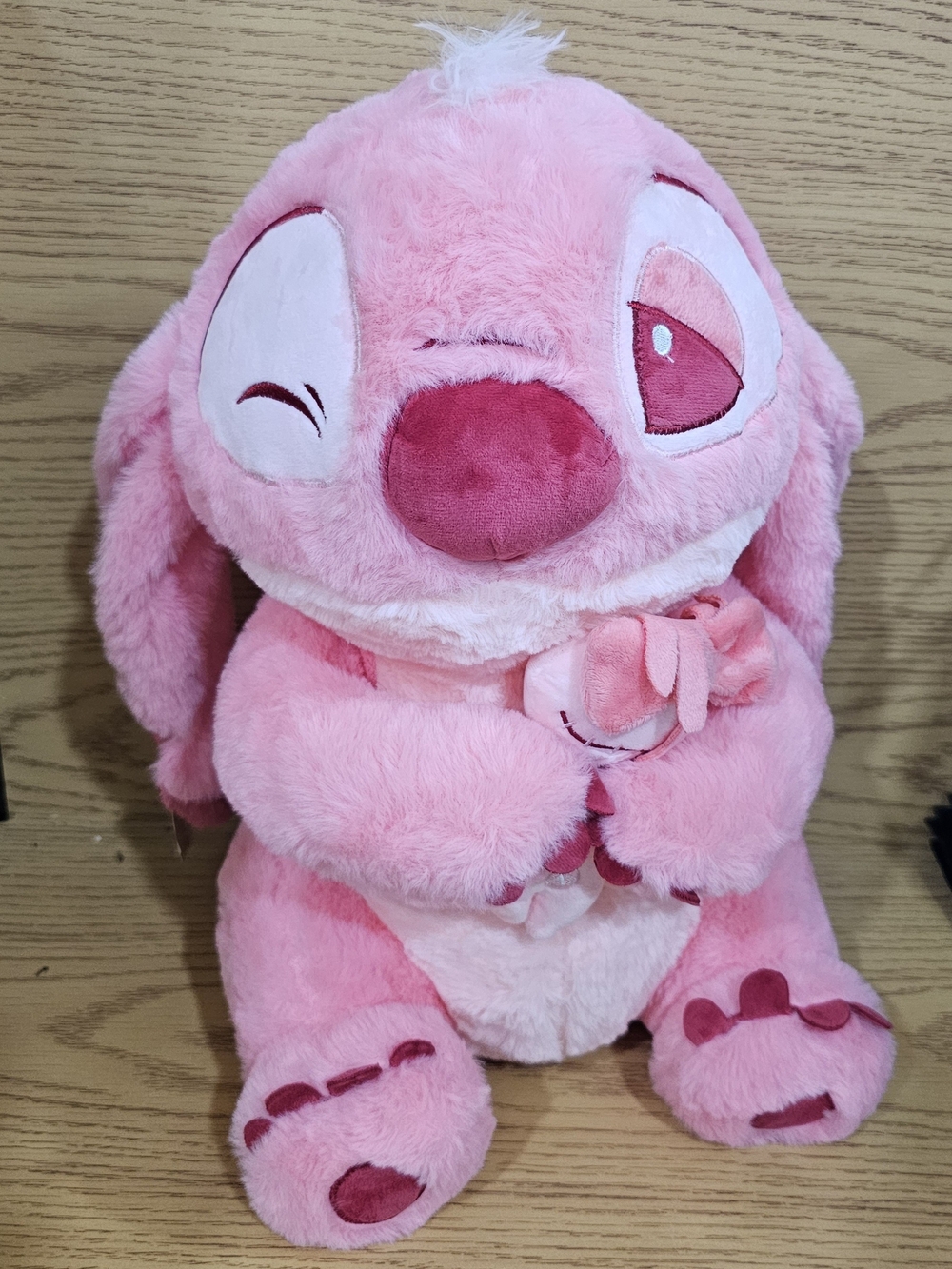 Pink Stitch Angel Plush